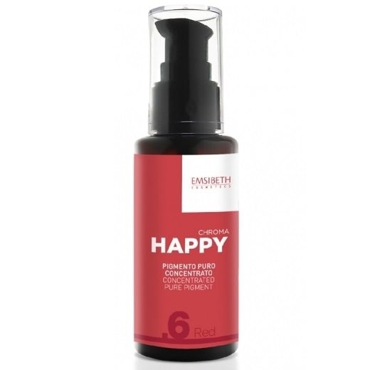 Оттеночные красители:  Emsibeth Cosmetics -  6 RED PURE HAPPY CHROMA Чистый пигмент (90 мл)
