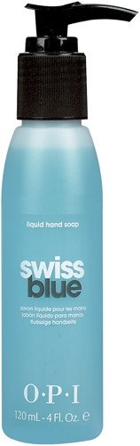 Жидкое мыло:  OPI -  Жидкое мыло для рук OPI Swiss Blue Liquid Soap (120 мл дозатор)