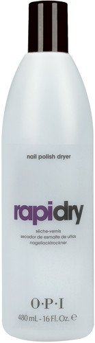 Базы, сушки, закрепители:  OPI -  Жидкость для быстрого высыхания лака OPI RapiDry Spray Nail Polish Dryer (480 мл)
