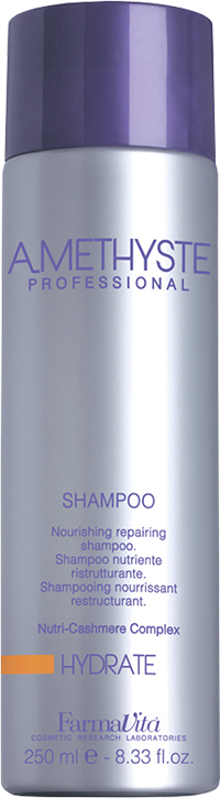 Шампуни для волос:  FarmaVita -  Увлажняющий шампунь для сухих и ослабленных волос AMETHYSTE HYDRATE SHAMPOO (250 мл)