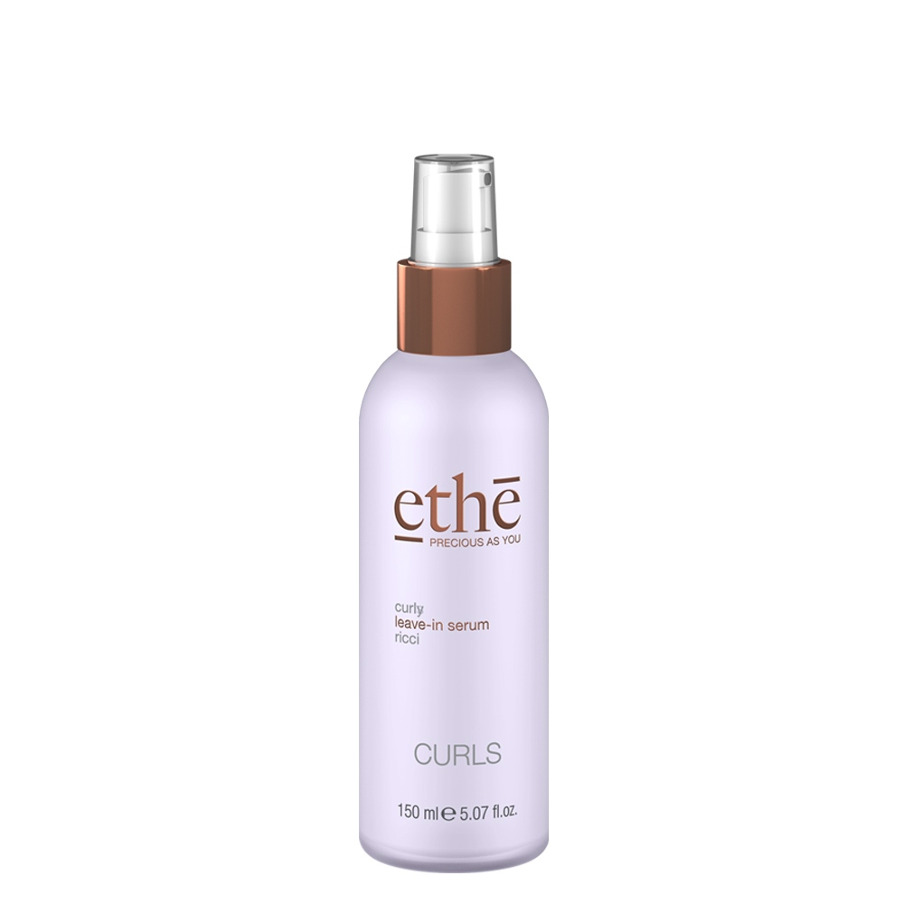 Сыворотки для волос:  Emsibeth Cosmetics -  Сыворотка для вьющихся и волнистых волос против влажности и пушистос ETHE CURLY LEAVE-IN SERUM (150 мл)