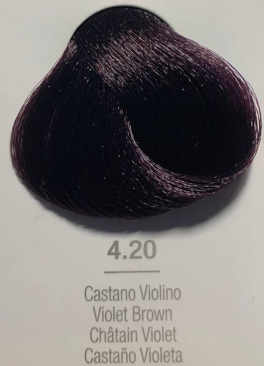 Профессиональные краски для волос:  Emsibeth Cosmetics -  Перманентная крем-краска Emsibeth CROMAKEY- IN MULTIBENEFIT  4,20 Violet Brown Фиолетово-коричневый (100 мл)