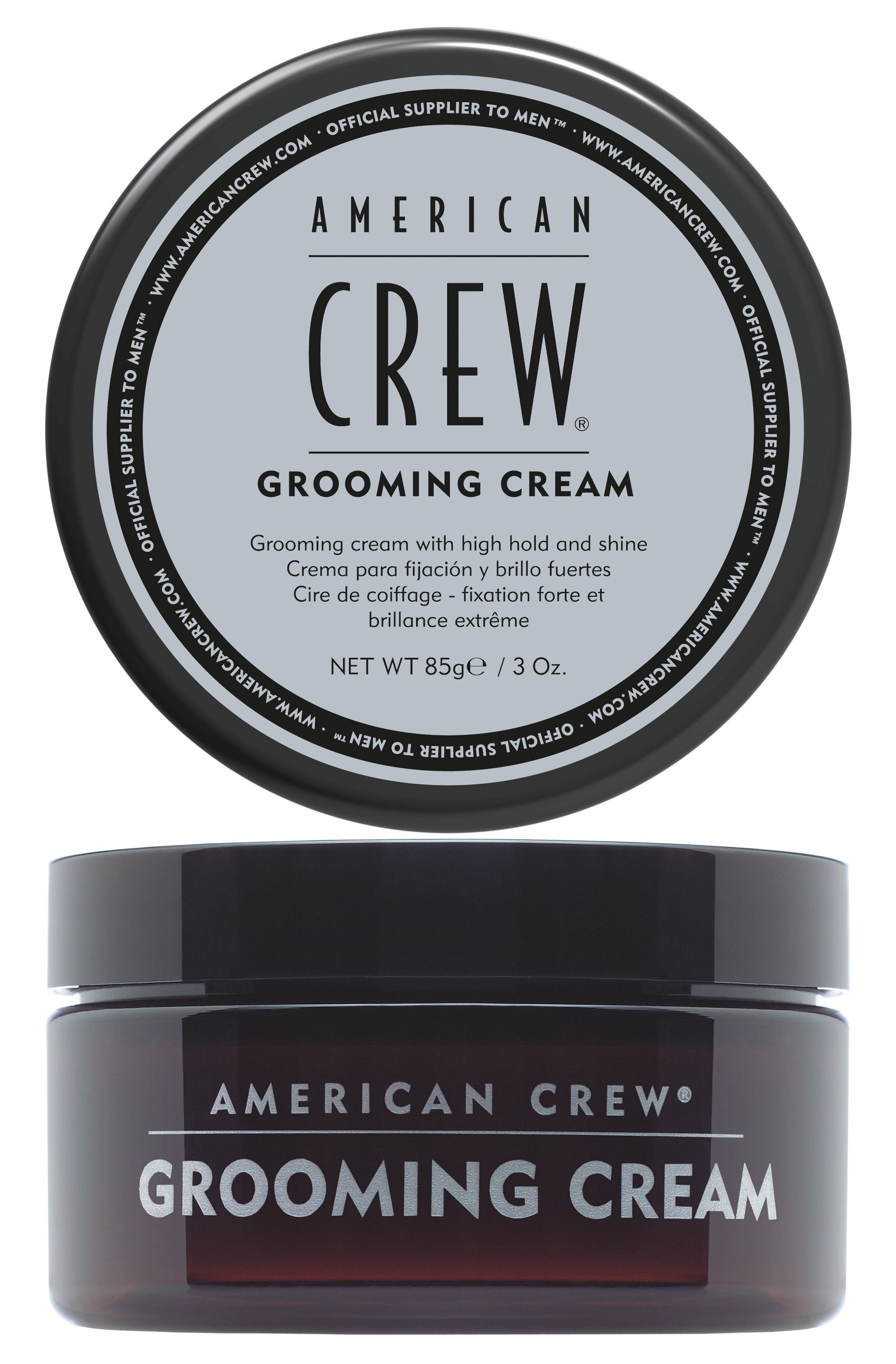 Мужские средства для укладки волос:  AMERICAN CREW -  Крем с сильной фиксацией и высоким уровнем блеска American Crew Grooming Cream (85 мл) (85 мл)