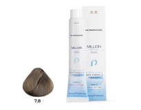  TNL PROFESSIONAL -  Крем-краска для волос Million Gloss 7.8 Блонд карамель  (100 мл)