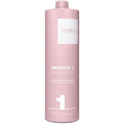 Шампуни для волос:  Emsibeth Cosmetics -  Шампунь с обогащенной формулой кватернизированым кератином 1 SHAMPOO REBUILD 2.0 (1000 мл)
