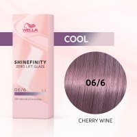 Профессиональные краски для волос:  Wella Professionals -   SHINEFINITY. ЦВЕТНОЕ ГЛАЗИРОВАНИЕ 06/6 Вишневое вино (60 мл)
