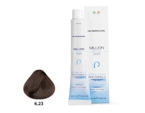  TNL PROFESSIONAL -  Крем-краска для волос Million Gloss 6.23 Темный блонд перламутровый золотистый  (100 мл)