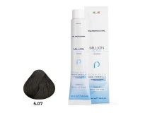  TNL PROFESSIONAL -  Крем-краска для волос Million Gloss 5.07 Светлый коричневый холодный  (100 мл)