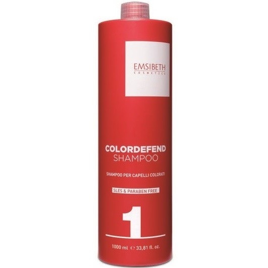 Шампуни для волос:  Emsibeth Cosmetics -  Специальный шампунь для окрашенных волос 1 COLORDEFEND SHAMPOO (1000 мл)