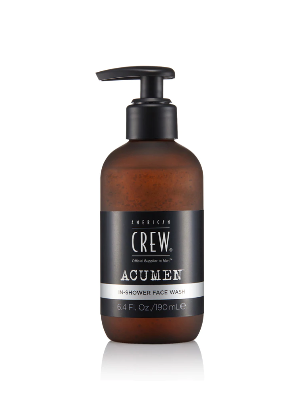 Мужские гели для лица:  AMERICAN CREW -  Очищающий гель для умывания Acumen In-Shower Face Wash (190 )