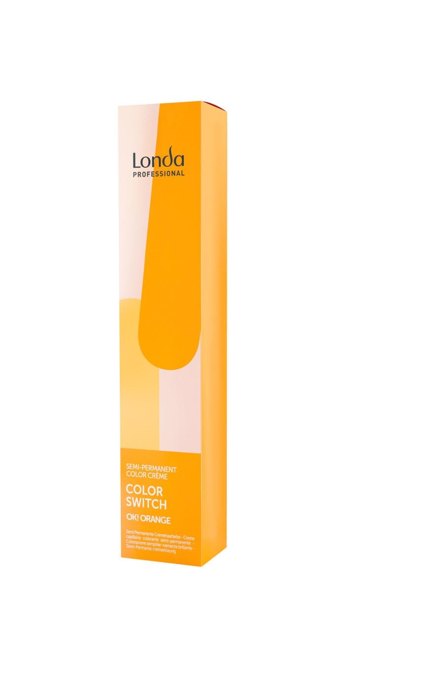Оттеночные красители:  Londa Professional -  Оттеночный краситель прямого действия COLOR SWITCH OK! ORANGE Оранжевый (80 мл)