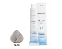  TNL PROFESSIONAL -  Крем-краска для волос Million Gloss 10.012 Платиновый блонд прозрачный пепельный перламутр (100 мл)