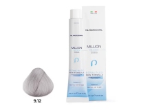  TNL PROFESSIONAL -  Крем-краска для волос Million Gloss 9.12 Очень светлый блонд пепельный перламутр  (100 мл)
